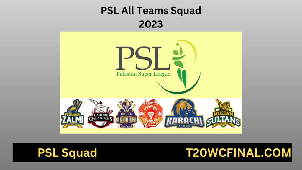 psl all teams squad 2023